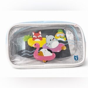 Squishmallows Clear Pencil Pouch / Cosmetic Bag | Pool Float Characters
